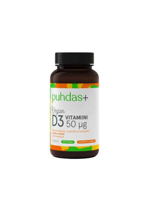 Vegan D3-vitamiin 50µg 60 kapslit