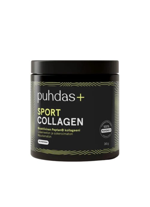Puhdas+ Sport hüdrolüüsitud kollageeni pulber 260g