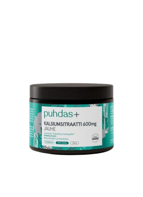 Puhdas+ Kaltsiumtsitraat 600mg 240g
