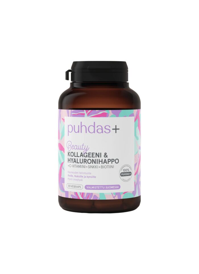 Puhdas+ Beauty Kollageen & hüaluroonhape + C vitamiin