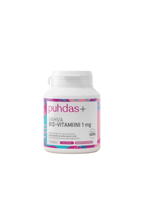 B12 Vitamiin 1 mg 60 vegekapslit