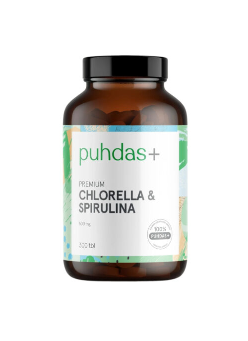 Chlorella & Spirulina 500 mg 300 kapslit