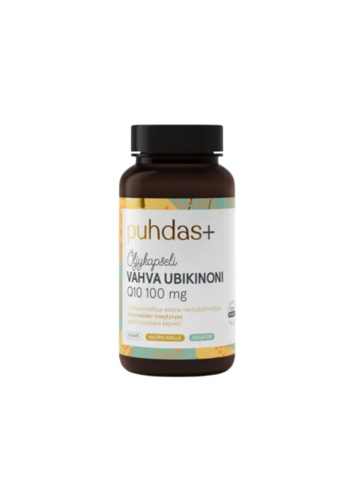 Ubikinon koensüüm Q10 Extra neitsioliiviõliga 100 mg